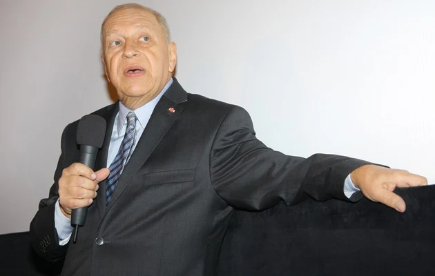 Jerzy Stuhr podczas pokazu "Habemus papam" 28 października, fot.Damian Klamka