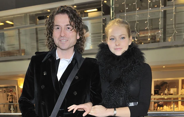 Piotr Rubik i jego żona Agata.