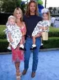Lorenzo Lamas z Shauną Sand i córkami Lorenzo Lamas z Shauną Sand i córkami