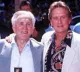 Kirk Douglas z synem Michaelem Kirk Douglas z synem Michaelem