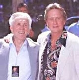 Kirk i Michael Douglas