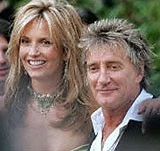Penny Lancaster i Rod Stewart Penny Lancaster i Rod Stewart