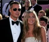 Jennifer Aniston i Brad Pitt podczas wręczenia nagród Emmy