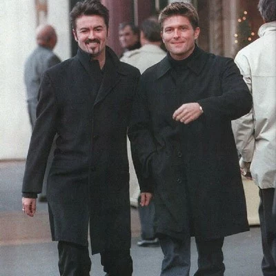 George Michael ze swoim partnerem Kennym Gossem