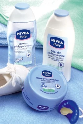 Mleczko, oliwka i krem NIVEA Baby