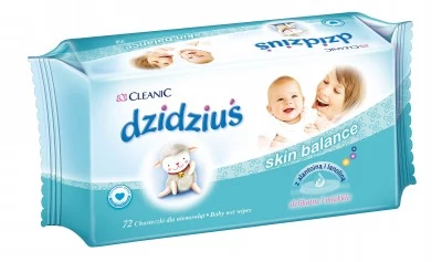 Chusteczki Cleanic dzidziuś Skin Balance Chusteczki Cleanic dzidziuś Skin Balance