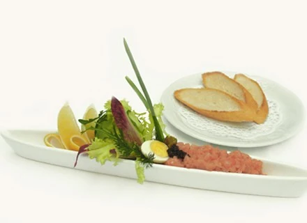 Tatar z łososia norweskiego Tatar z łososia norweskiego