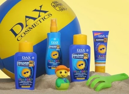 Kosmetyki słoneczne Dax Cosmetics dla dzieci