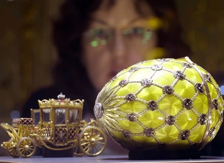 Coronation Egg (1897) - prezent cara Mikołaja II dla żony carycy Aleksandry.
