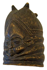 Maska hełmowa sowei tajnego stowarzyszenia kobiet sande lub bundu.