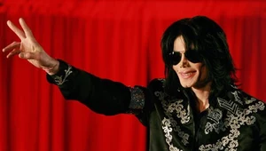 Michael Jackson podczas konferencji prasowej