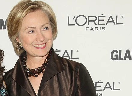 Hilary Clinton w sukni od Oscara de la Renty