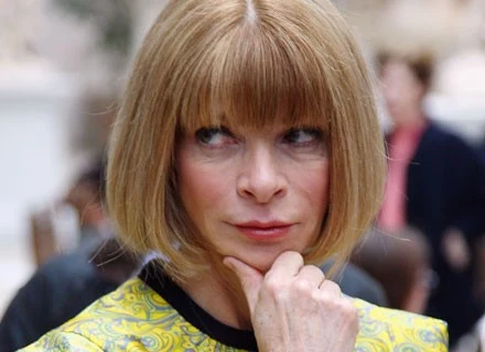 Anna Wintour tym razem bez czarnych okularów...