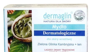 Dermatologiczne mydło z glinką kambryjską i lnem