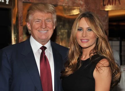 Donald Trump i Melanii Knausse - Trump