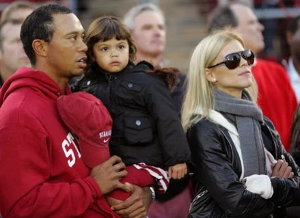 Tiger Woods z żoną