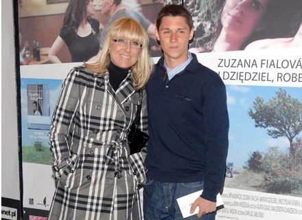 Agata Młynarska z synem / fot. Marek Ulatowski