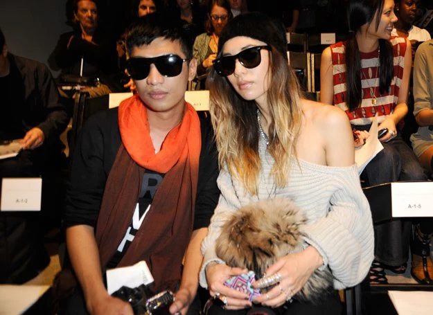 Bryanboy i Rumi Neely na pokazie podczas Mercedes-Benz Fashion Week