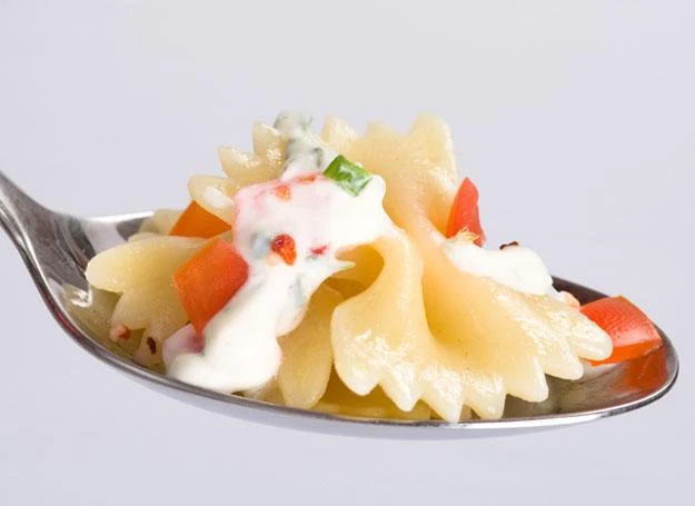 Kokardki w sosie śmietanowym Kokardki w sosie śmietanowym