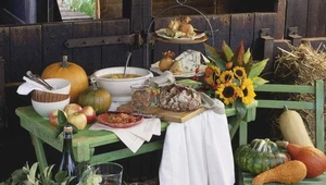 Jesienny piknik w wiejskim stylu
