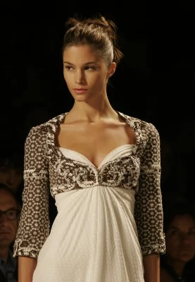 Tydzień Mody w Nowym Jorku, wiosna 2006, kreacja: Carolina Herrera, fot. AFP Tydzień Mody w Nowym Jorku, wiosna 2006, kreacja: Carolina Herrera, fot. AFP