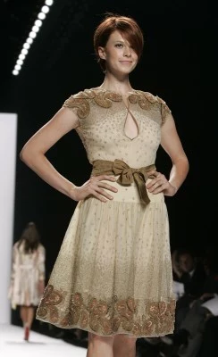 Tydzień Mody w Nowym Jorku, wiosna 2006, kreacja: Bill Blass, fot. AFP Tydzień Mody w Nowym Jorku, wiosna 2006, kreacja: Bill Blass, fot. AFP