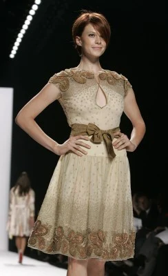 Tydzień Mody w Nowym Jorku, wiosna 2006, kreacja: Bill Blass, fot. AFP Tydzień Mody w Nowym Jorku, wiosna 2006, kreacja: Bill Blass, fot. AFP