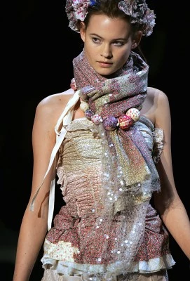 Moda wiosna-lato 2007, Paryż, fot. AFP Moda wiosna-lato 2007, Paryż, fot. AFP