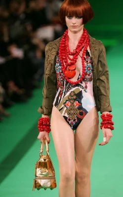 Moda wiosna-lato 2007, Paryż, fot. AFP Moda wiosna-lato 2007, Paryż, fot. AFP