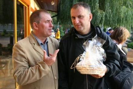 Leszek Malinowski i Grzegorz Poloczek; fot. Tomasz Barański Leszek Malinowski i Grzegorz Poloczek; fot. Tomasz Barański