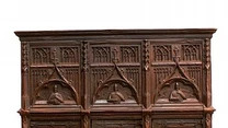 Stollenschrank, drewno rzeżbione, Niemcy, XIX w.