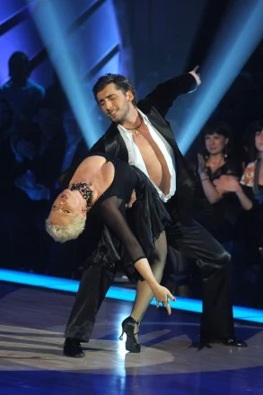 Z Katarzyną Figurą/fot. Andrzej Szilagyi