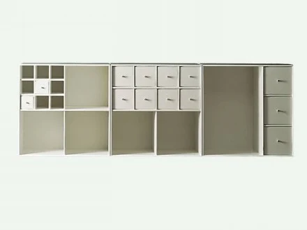 Zestaw meblowy, proj. Peter Lassen dla Montany, 1974 Zestaw meblowy, proj. Peter Lassen dla Montany, 1974