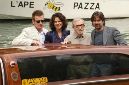 Od lewej: Ewan McGregor, Hayley Atwell, Woody Allen i Colin Farrell. Prapremiera filmu Sen Kasandry miała miejsce podczas festiwalu w Wenecji. Od lewej: Ewan McGregor, Hayley Atwell, Woody Allen i Colin Farrell. Prapremiera filmu Sen Kasandry miała miejsce podczas festiwalu w Wenecji.
