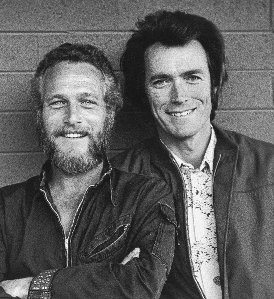 Paul Newman i Clint Eastwood (1972r.)