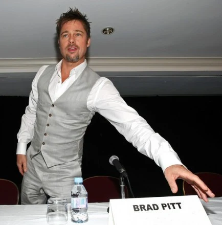 Brad Pitt - miejsce 5./fot. AFP