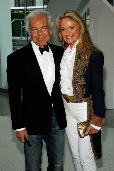 Projektant Ralph Lauren z żoną Ricky Projektant Ralph Lauren z żoną Ricky