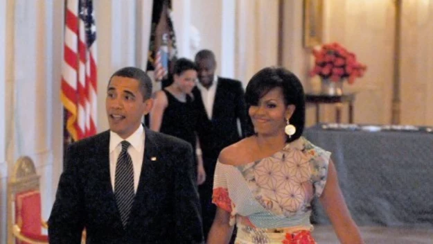 Michelle Obama - kategoria "najlepiej ubrana pierwsza dama" i Barack Obama - kategoria "najlepiej ubrany mężczyna", fot. Getty Images
