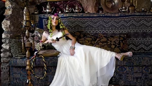 Suknia ślubna inspirowana Orientem