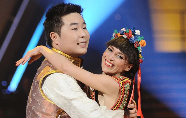 Bilguun Ariunbaatar i Janja Lesar w "Tańcu z gwiazdami". Bilguun Ariunbaatar i Janja Lesar w "Tańcu z gwiazdami".