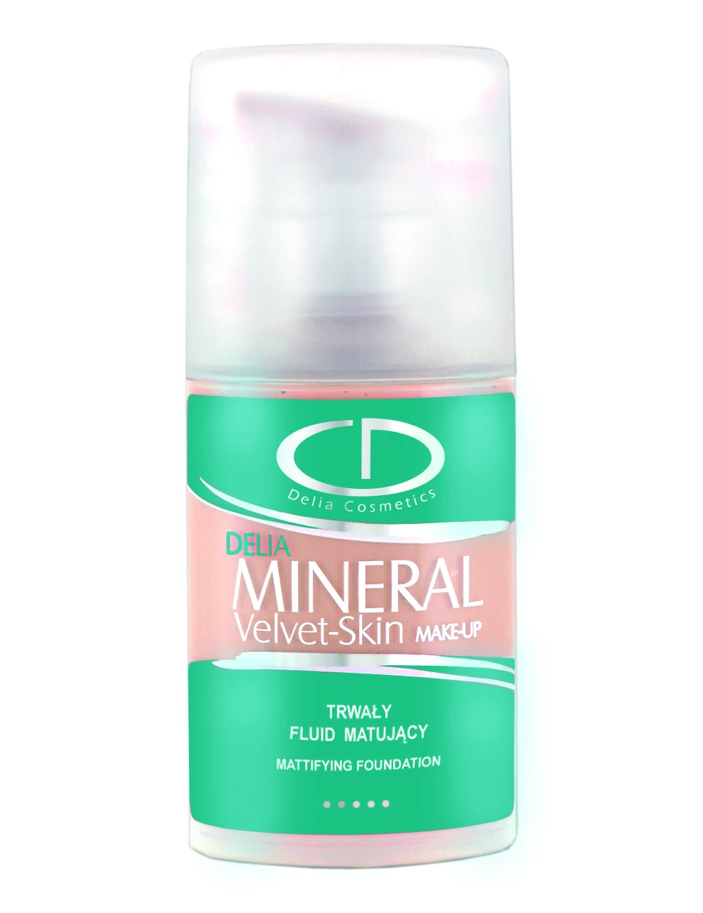 Trwały fluid matujący Delia Mineral Velvet Skin. Mineralny fluid o lekkiej konsystencji przeznaczony do cery tłustej, mieszanej, z tendencją do przetłuszczania się i niedoskonałości. Jego innowacyjna formuła absorbuje nadmiar sebum, przywraca skórze równowagę wodno-tłuszczową zapobiegając jej błyszczeniu się, idealnie maskuje zmęczenie i stres, zachowując jednocześnie naturalny i matowy wygląd skóry, a także optycznie spłyca i wyrównuje drobne zmarszczki, koryguje przebarwienia i idealnie wyrównuje koloryt skóry. Cena: 11,40 zł. Kategoria: makijaż. Trwały fluid matujący Delia Mineral Velvet Skin. Mineralny fluid o lekkiej konsystencji przeznaczony do cery tłustej, mieszanej, z tendencją do przetłuszczania się i niedoskonałości. Jego innowacyjna formuła absorbuje nadmiar sebum, przywraca skórze równowagę wodno-tłuszczową zapobiegając jej błyszczeniu się, idealnie maskuje zmęczenie i stres, zachowując jednocześnie naturalny i matowy wygląd skóry, a także optycznie spłyca i wyrównuje drobne zmarszczki, koryguje przebarwienia i idealnie wyrównuje koloryt skóry. Cena: 11,40 zł. Kategoria: makijaż.