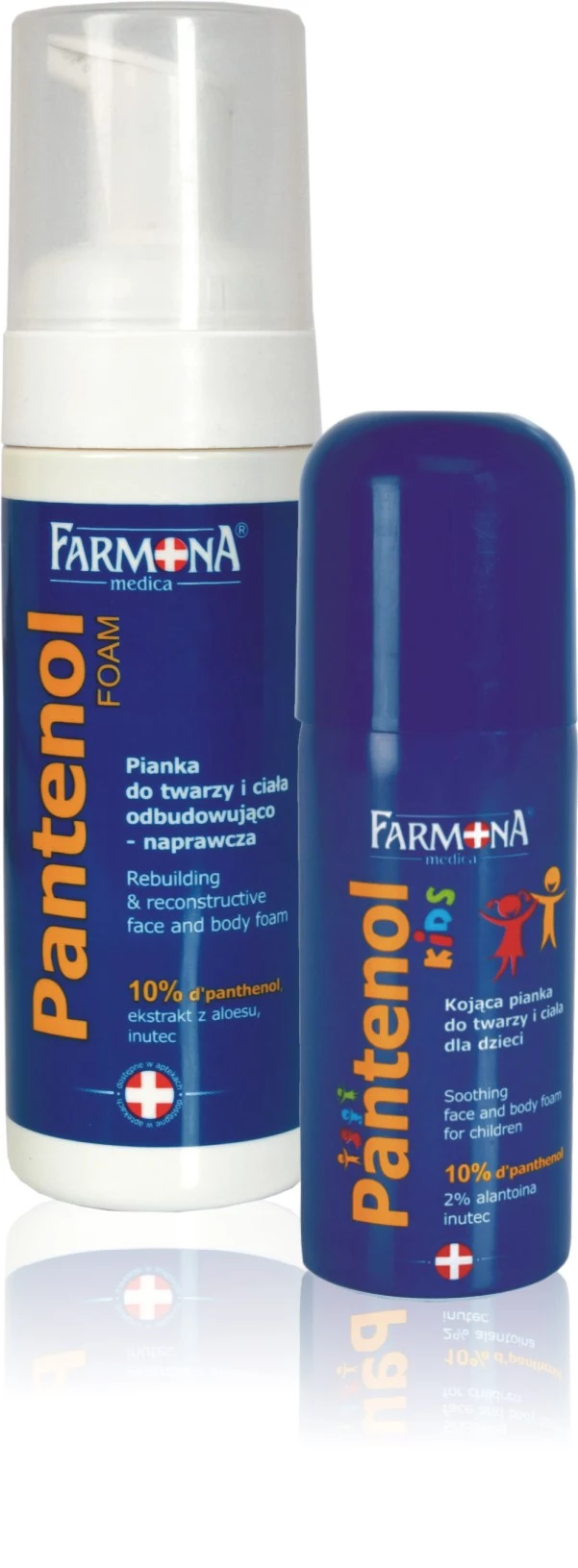 Linia Farmona Pantenol. Rekomendowane przez dermatologów dermokosmetyki Pantenol łagodzą podrażnienia po oparzeniach i nadmiernym opalaniu, odbudowują uszkodzoną strukturę skóry, naprawiają mikrouszkodzenia, przyspieszają gojenie, intensywnie nawilżają i regenerują skórę. Polecane po opalaniu i solarium. W skład linii wchodzą min. odbudowująco-naprawcza pianka do twarzy i ciała oraz kojąca pianka do twarzy i ciała dla dzieci. Cena: 14 i 11 zł. Kategoria: kosmetyki apteczne. Linia Farmona Pantenol. Rekomendowane przez dermatologów dermokosmetyki Pantenol łagodzą podrażnienia po oparzeniach i nadmiernym opalaniu, odbudowują uszkodzoną strukturę skóry, naprawiają mikrouszkodzenia, przyspieszają gojenie, intensywnie nawilżają i regenerują skórę. Polecane po opalaniu i solarium. W skład linii wchodzą min. odbudowująco-naprawcza pianka do twarzy i ciała oraz kojąca pianka do twarzy i ciała dla dzieci. Cena: 14 i 11 zł. Kategoria: kosmetyki apteczne.