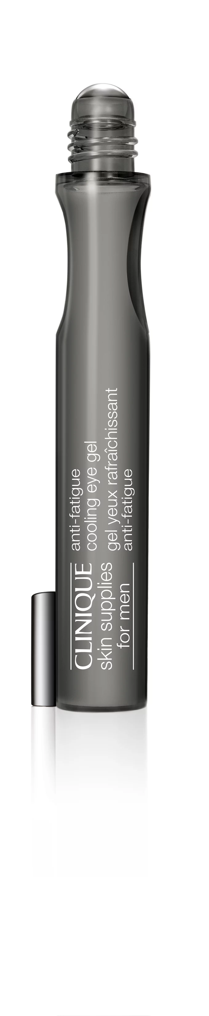 Roll-on pod oczy Clinique Skin Supplies For Men Anti-Fatigue Cooling Eye Gel – aplikuje serum w formie żelu, chłodząc i odświeżając opuchniętą skórę natychmiast po nałożeniu, redukując widoczność cieni pod oczami i rozjaśniając okolice oczu. Zawarte w preparacie składniki Amentoflavone oraz Humulus Lupulus Extract (wyciąg z chmielu), koją skórę w okolicach oczu, kofeina pomaga zredukować widoczność podrażnień i opuchlizny, a ekstrakt z drożdży pomaga zminimalizować widoczność cieni pod oczami. Anti-Fatigue Cooling Eye Gel został przetestowany alergologicznie i jest w 100% bezzapachowy. Clinique, 130 zł/30 ml. Kategoria: dla Niego. Roll-on pod oczy Clinique Skin Supplies For Men Anti-Fatigue Cooling Eye Gel – aplikuje serum w formie żelu, chłodząc i odświeżając opuchniętą skórę natychmiast po nałożeniu, redukując widoczność cieni pod oczami i rozjaśniając okolice oczu. Zawarte w preparacie składniki Amentoflavone oraz Humulus Lupulus Extract (wyciąg z chmielu), koją skórę w okolicach oczu, kofeina pomaga zredukować widoczność podrażnień i opuchlizny, a ekstrakt z drożdży pomaga zminimalizować widoczność cieni pod oczami. Anti-Fatigue Cooling Eye Gel został przetestowany alergologicznie i jest w 100% bezzapachowy. Clinique, 130 zł/30 ml. Kategoria: dla Niego.