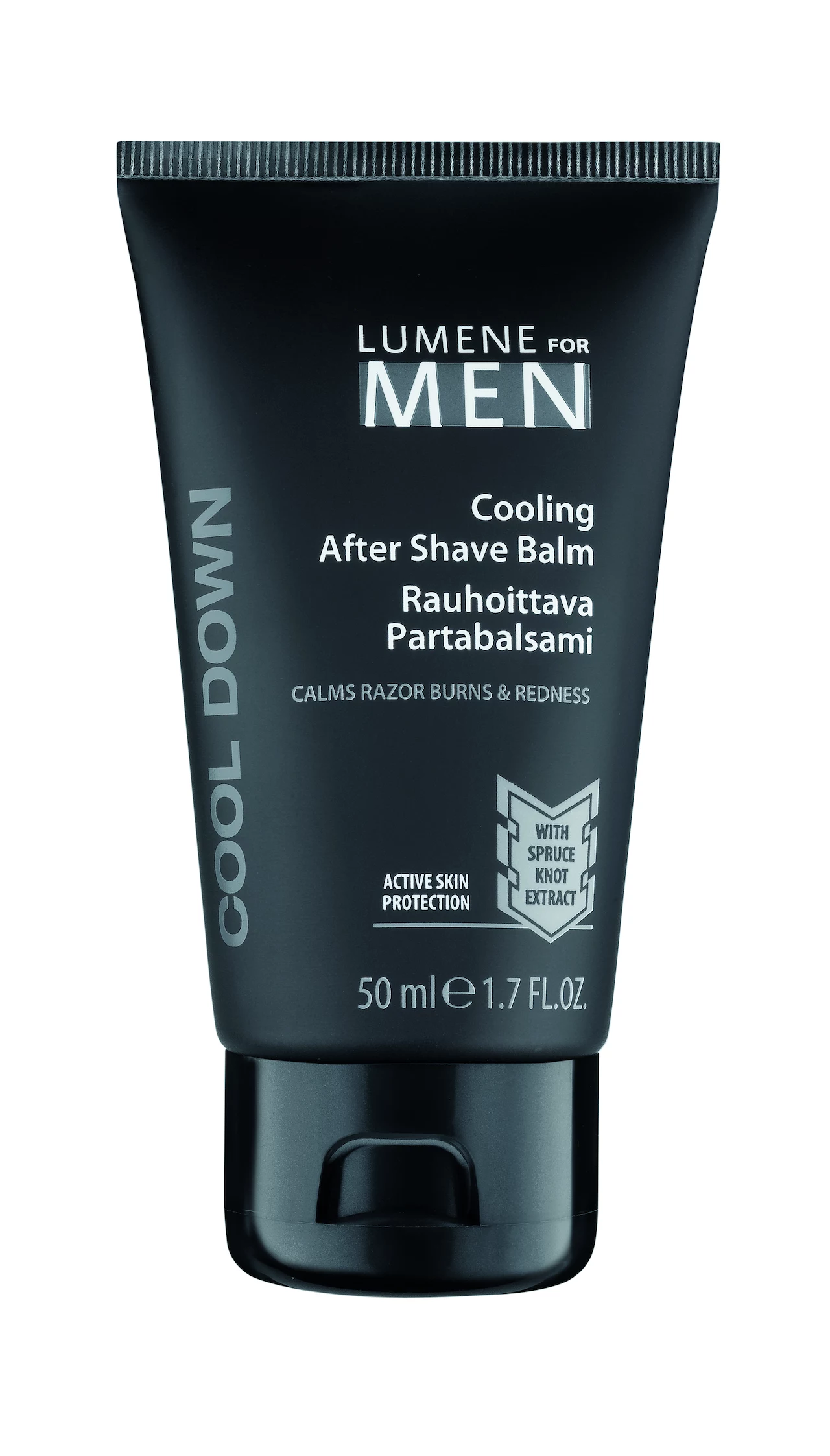 Balsam chłodzący po goleniu Lumene for Men Cooling After Shave Balm. Balsam nie zawiera alkoholu, przyjemnie chłodzi skórę po goleniu, wygładza cerę, koi pieczenie, minimalizuje podrażnienia i redukuje zaczerwienienia. Ekstrakt z sęku arktycznego świerku jest silnym antyoksydantem, działa przeciwzapalnie. Lumene Finland, 39,90 zł/50 ml. Kategoria: dla Niego. Balsam chłodzący po goleniu Lumene for Men Cooling After Shave Balm. Balsam nie zawiera alkoholu, przyjemnie chłodzi skórę po goleniu, wygładza cerę, koi pieczenie, minimalizuje podrażnienia i redukuje zaczerwienienia. Ekstrakt z sęku arktycznego świerku jest silnym antyoksydantem, działa przeciwzapalnie. Lumene Finland, 39,90 zł/50 ml. Kategoria: dla Niego.