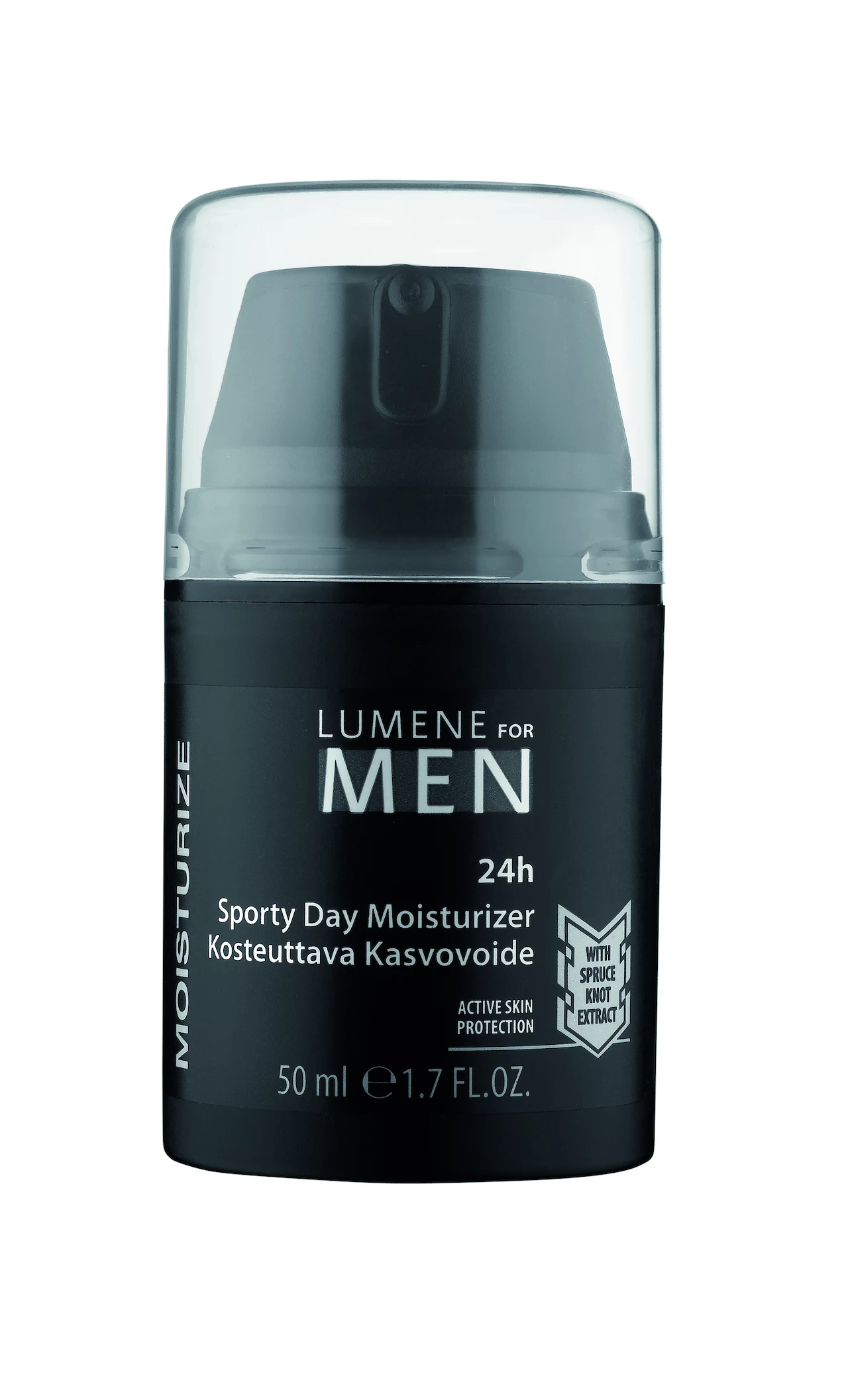 Lumene krem nawilżająco-matujący do twarzy Sporty Day Moisturizer 24 h. Krem nawilżający do codziennego użytku o beztłuszczowej formule nawilża skórę, jednocześnie pozostawiając ją matową. Pomaga chronić cerę przed podrażnieniami wynikającymi z zanieczyszczenia środowiska. Zawiera ekstrakt z sęków arktycznych świerków oraz duże ilości ochronnych fitoestrogenów (hormonów roślinnych), które mają właściwości przeciwzapalne. Lumene Finland, 45 zł/50 ml. Kategoria: dla Niego. Lumene krem nawilżająco-matujący do twarzy Sporty Day Moisturizer 24 h. Krem nawilżający do codziennego użytku o beztłuszczowej formule nawilża skórę, jednocześnie pozostawiając ją matową. Pomaga chronić cerę przed podrażnieniami wynikającymi z zanieczyszczenia środowiska. Zawiera ekstrakt z sęków arktycznych świerków oraz duże ilości ochronnych fitoestrogenów (hormonów roślinnych), które mają właściwości przeciwzapalne. Lumene Finland, 45 zł/50 ml. Kategoria: dla Niego.