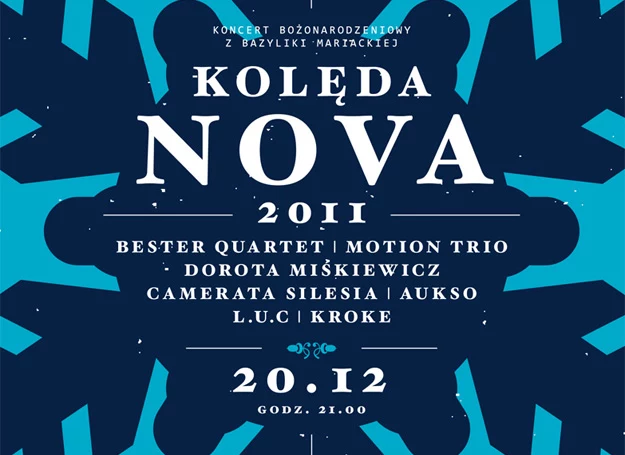 Koncert Kolęda Nova - 20 grudnia w Krakowie