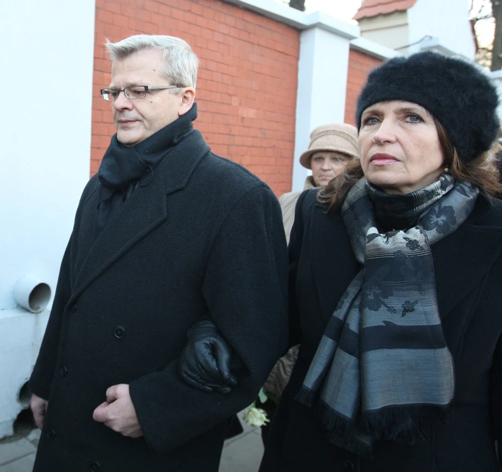 Krzysztof Gospodarek z żoną