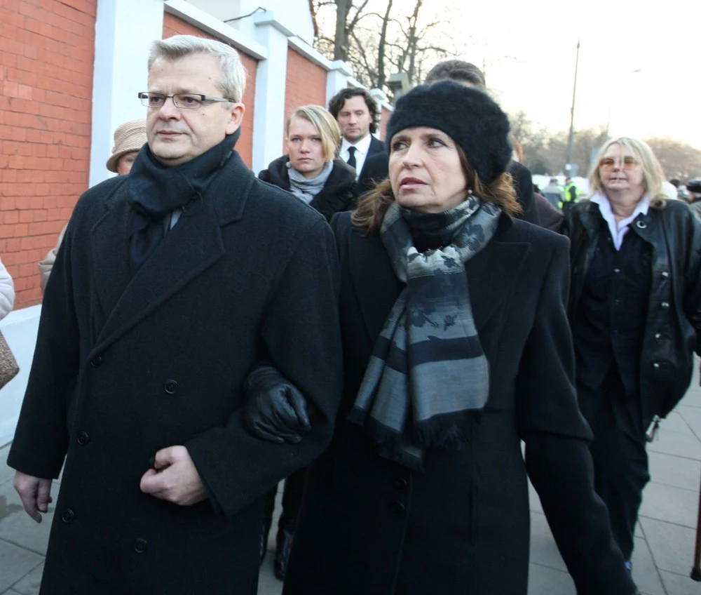 Krzysztof Gospodarek z żoną