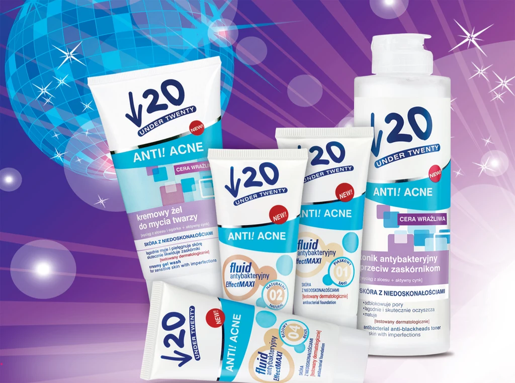 Kosmetyki Under Twenty ANTI! ACNE Cera Wrażliwa