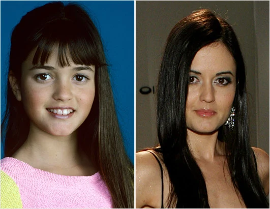 Danica McKellar wczoraj i dziś. Danica McKellar wczoraj i dziś.